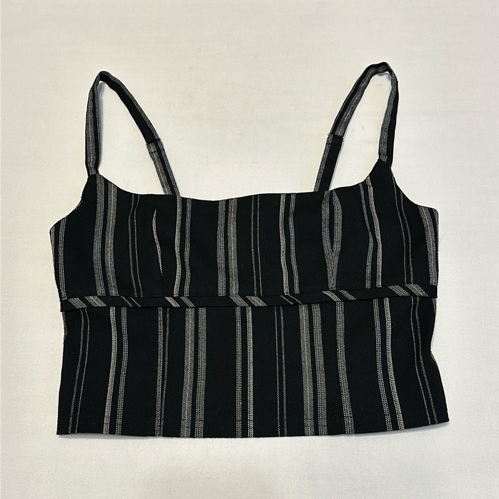 Urban Outfitters Striped Crop Tank